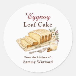 エッグノッグパウンドケーキ ギフト ラベル
