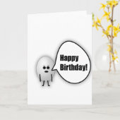 エッグハッピーバースデーカード カード (黄色い花)