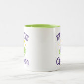 エッグハンターチャンピオンイースターモダンホリデー ツートーンマグカップ (中央)