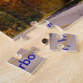 エッグハーバー、WI秋シーズンとトロリーカー ジグソーパズル (側面)