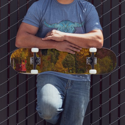 エッグハーバー、WI秋シーズンとトロリーカー スケートボード (室外3)