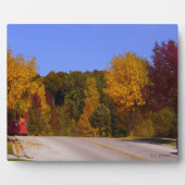 エッグハーバー、WI秋シーズンとトロリーカー フォトプラーク (正面)