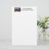 エッグハーバー、WI秋シーズンとトロリーカー 便箋 (スタンド正面)