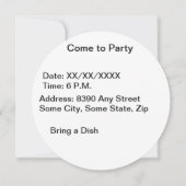 エッグハーバー、WI秋シーズンとトロリーカー 招待状 (裏面)