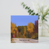 エッグハーバー、WI秋シーズンとトロリーカー 招待状 (スタンド正面)