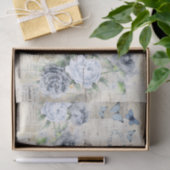 エッグバタフライヴィンテージフローラフランスのティッシュペーパー 薄葉紙 (ギフト)