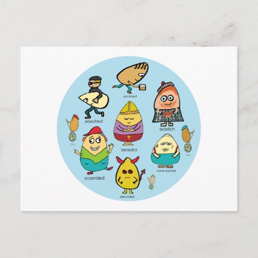 エッグパン ポストカード (正面)