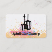 エッグビーターの電気ミキサー生地ベーキング 名刺 (正面)