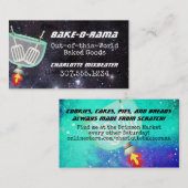 エッグビーターロケット宇宙スタンドミキサーベーカリーバス 名刺 (正面/裏面)