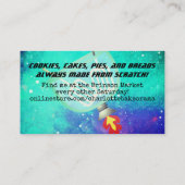 エッグビーターロケット宇宙スタンドミキサーベーカリーバス 名刺 (裏面)