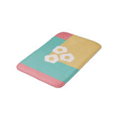 エッグフライドブレックファーストカラフル バスマット (アングル)