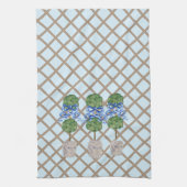 エッグブルーチノワセリージンジャージャージャージャーズトピアリー  キッチンタオル (縦)