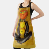 エッグプランティプランティオールオーバープリントエプロン エプロン (インサイチュ)