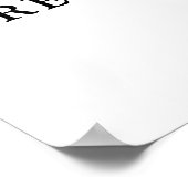 エッグプラントパープルプラムボホリハーサルディナーウェルカム ポスター (角)