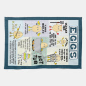 エッグヘッドエッグキッチンタオル キッチンタオル (横)