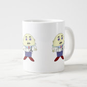 エッグヘッドドクター ジャンボコーヒーマグカップ (正面右)