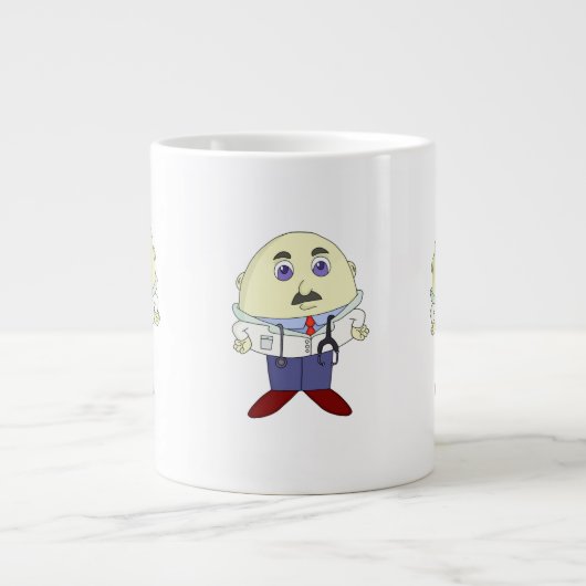 エッグヘッドドクター ジャンボコーヒーマグカップ (正面)