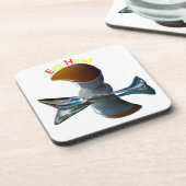 エッグヘッド予測できなデザイン コースター (左側)