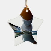 エッグヘッド予測できなデザイン セラミックオーナメント (右)