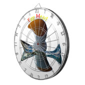 エッグヘッド予測できなデザイン ダーツボード (正面右)