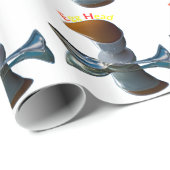 エッグヘッド予測できなデザイン ラッピングペーパー (ロールコーナー)