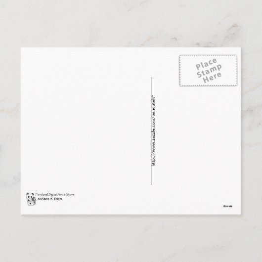 エッグメンフレンズ用ホットタブおもしろいイースターハガキ シーズンポストカード (裏面)