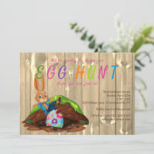 エッグモダン狩りイースターバニーラビットカスタム 招待状 (スタンド正面)