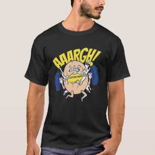 エッグリフティングウェイトフィットネスジムトレーニングスクアットウォーム Tシャツ