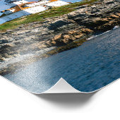 エッグロックライトハウスバーハーバーメインフォトプリント フォトプリント            (角)