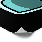 エッグローおもしろいエッグプンダークBG ポスター (角)