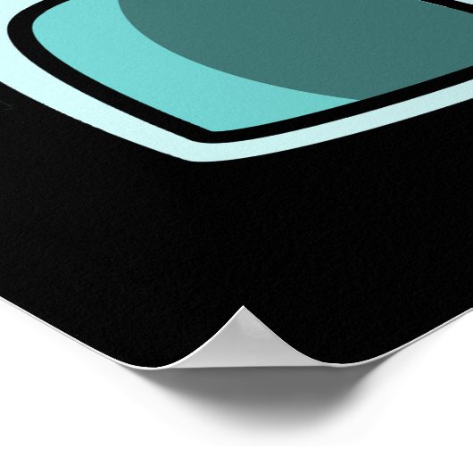 エッグローおもしろいエッグプンダークBG ポスター (角)