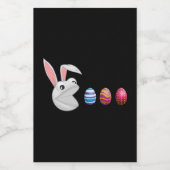 エッグ狩りイースターバニー フードラベル (シングルラベル)