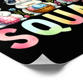 エッグ狩りスクワッドイースターデイバニーエッグ狩りハッピー ポスター (角)