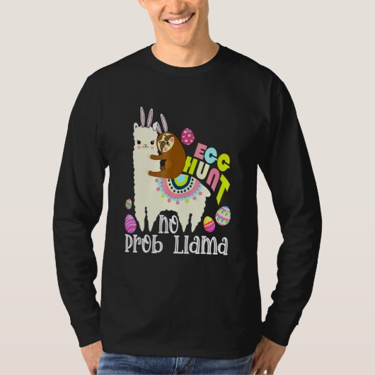 エッグ狩りノプロブラマバニースロスライディングラマエア Tシャツ (正面)
