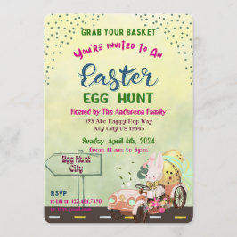 エッグ狩り招待状 招待状