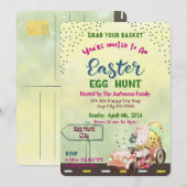 エッグ狩り招待状 招待状 (正面/裏面)