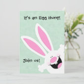 エッグ狩り、イースターエッグ狩り招待状 招待状 (スタンド正面)