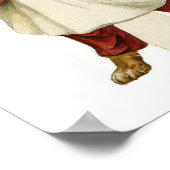 エッグ調理師ヴィンテージイースターバニー ポスター (角)