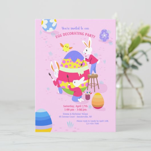 エッグ飾ズ 招待状 (スタンド正面)