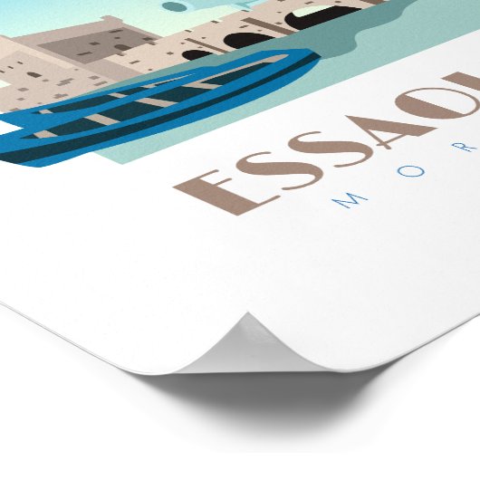 エッサウイラシティモロッコスカイライン ポスター (角)