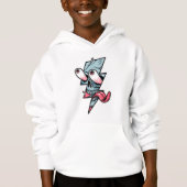 エッジおもしろいスカル顔及び稲妻形状 (正面)