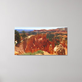 エッジからのビュー:フードゥー キャンバスプリント