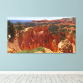 エッジからのビュー：フードゥー キャンバスプリント (インサイチュ (ウッドフロア))