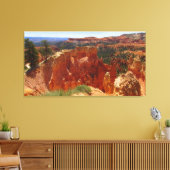 エッジからのビュー：フードゥー キャンバスプリント (インサイチュ (リビング))