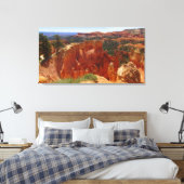 エッジからのビュー：フードゥー キャンバスプリント (インサイチュ (寝室))