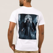エッジのあるダークエンジェル Tシャツ (裏面)