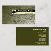 エッジのラベル付け – エイリアン惑星 名刺 (正面/裏面)