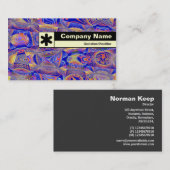 エッジのラベル付け – フラクタル抽象芸術061012a 名刺 (正面/裏面)