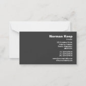 エッジのラベル付け – ミネラストライプル製品 ノートカード (裏面)