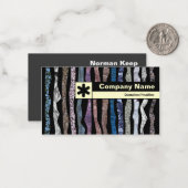 エッジのラベル付け – ミネラストライプル製品 ノートカード (正面/裏面インサイチュ)